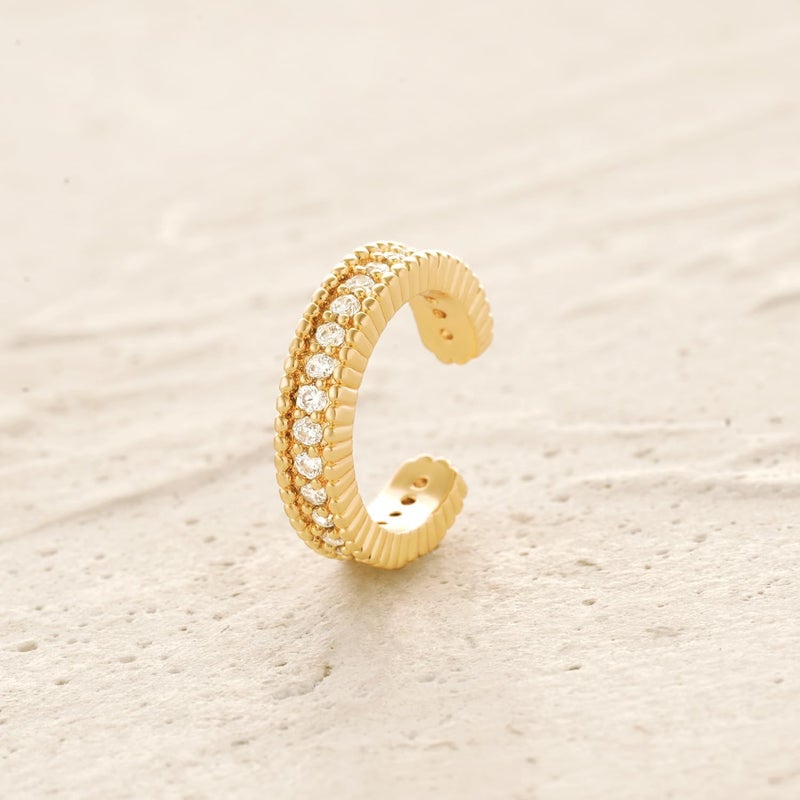 MYEARS Women Ear Cuff Earring Gold Non Pierced Ear Cartilage Clip on Wrap Hoop 14K Gold Filled Tiny Boho Beach Simple Minimalist Delicate Handmade Hypoallergenic Jewelry Gift-Sold as Single/Pair - Image 4
